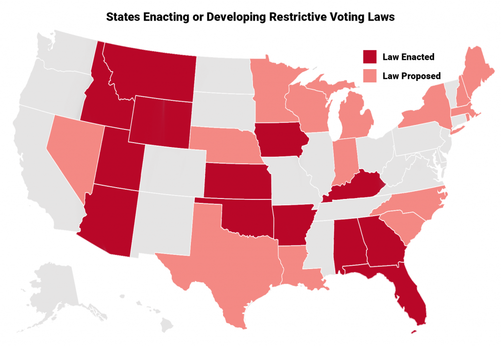 voting laws map